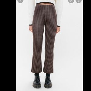 UO Plaid Kick Crop Pants